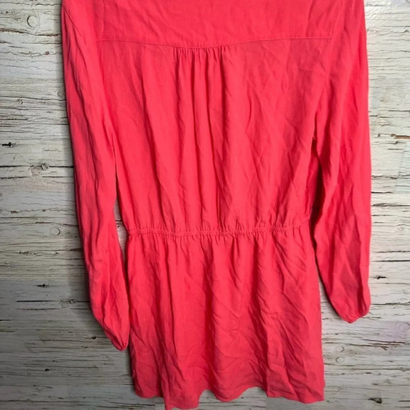 Minkpink  long sleeve mini pink dress size large - Picture 7 of 8